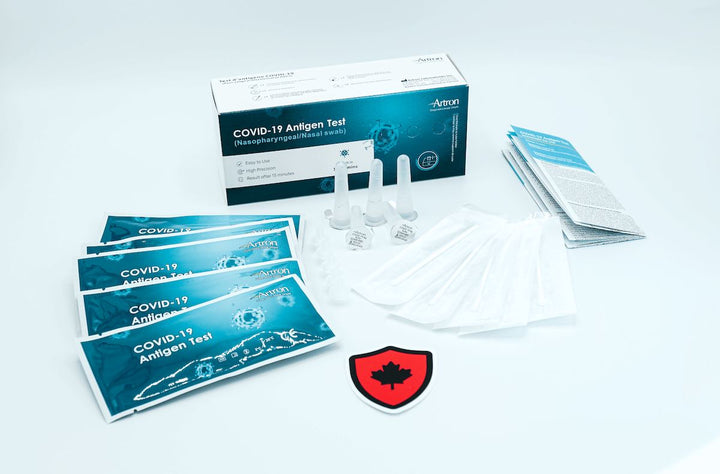 Artron COVID-19 Rapid Antigen Test Kit - Made in Canada rapid test