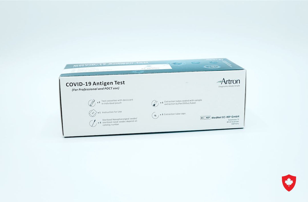 Artron COVID-19 Rapid Antigen Test Kit - Made in Canada rapid test