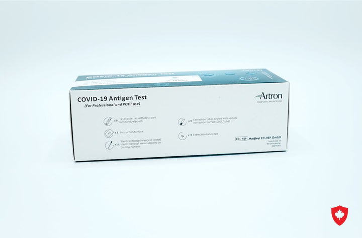 Artron COVID-19 Rapid Antigen Test Kit - Made in Canada rapid test